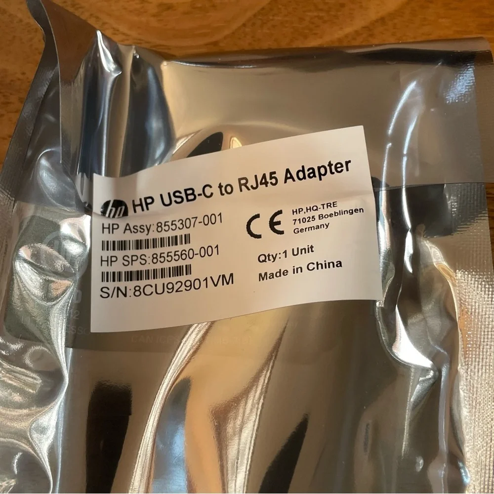 hp assy adapter usb-c to rj45 adapter